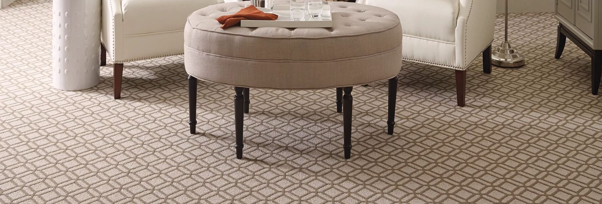 Two armchair and table - Andersons New Carpet Design in Fridley